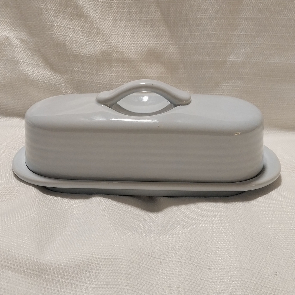 Chantal Light Blue Retro Inspired Butter Dish